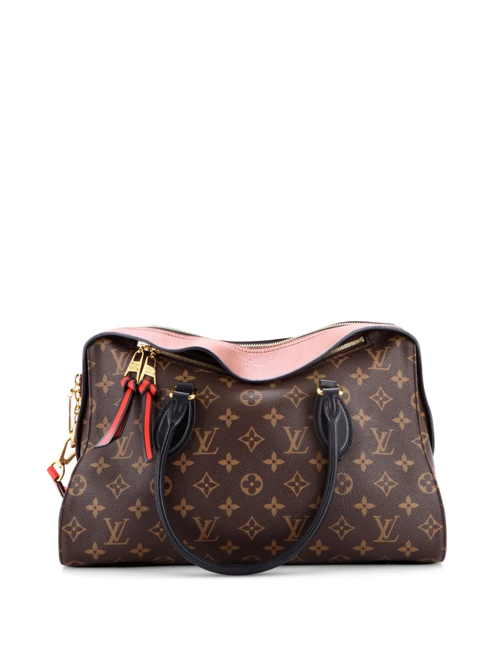 Louis Vuitton Pre-Owned Tuileries Handbag Monogram Canvas with Leather satchel - Brown