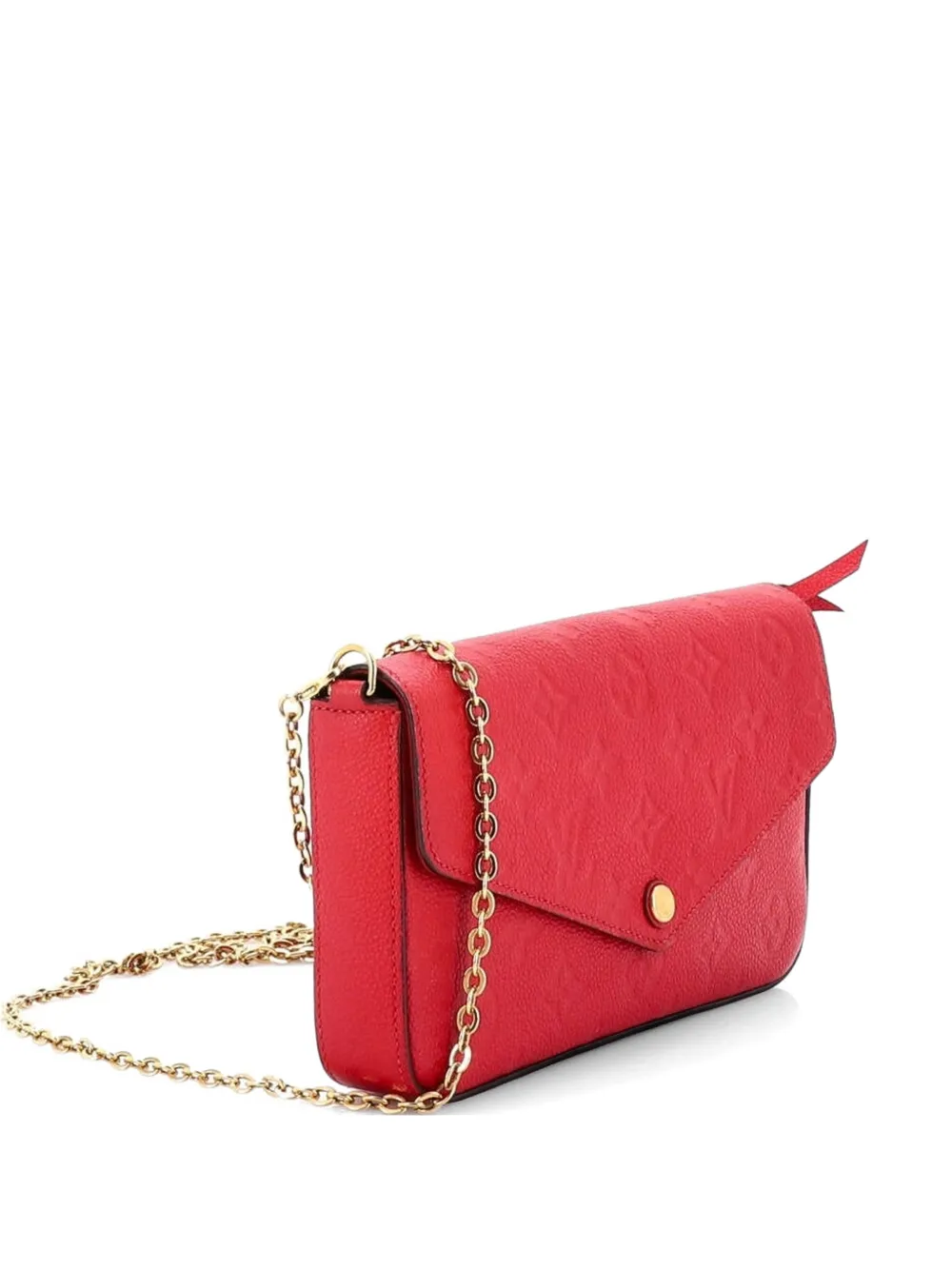 Louis Vuitton Pre-Owned Felicie Pochette Monogram Empreinte Leather crossbody bag - Rot