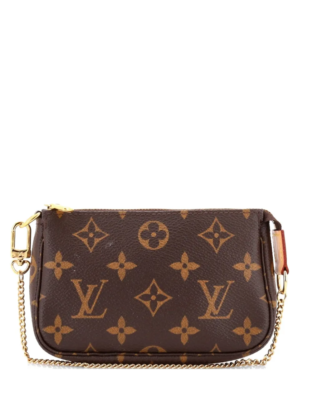 Louis Vuitton Pre-Owned Pochette Accessoires Monogram Canvas Mini clutch bag - Marrone
