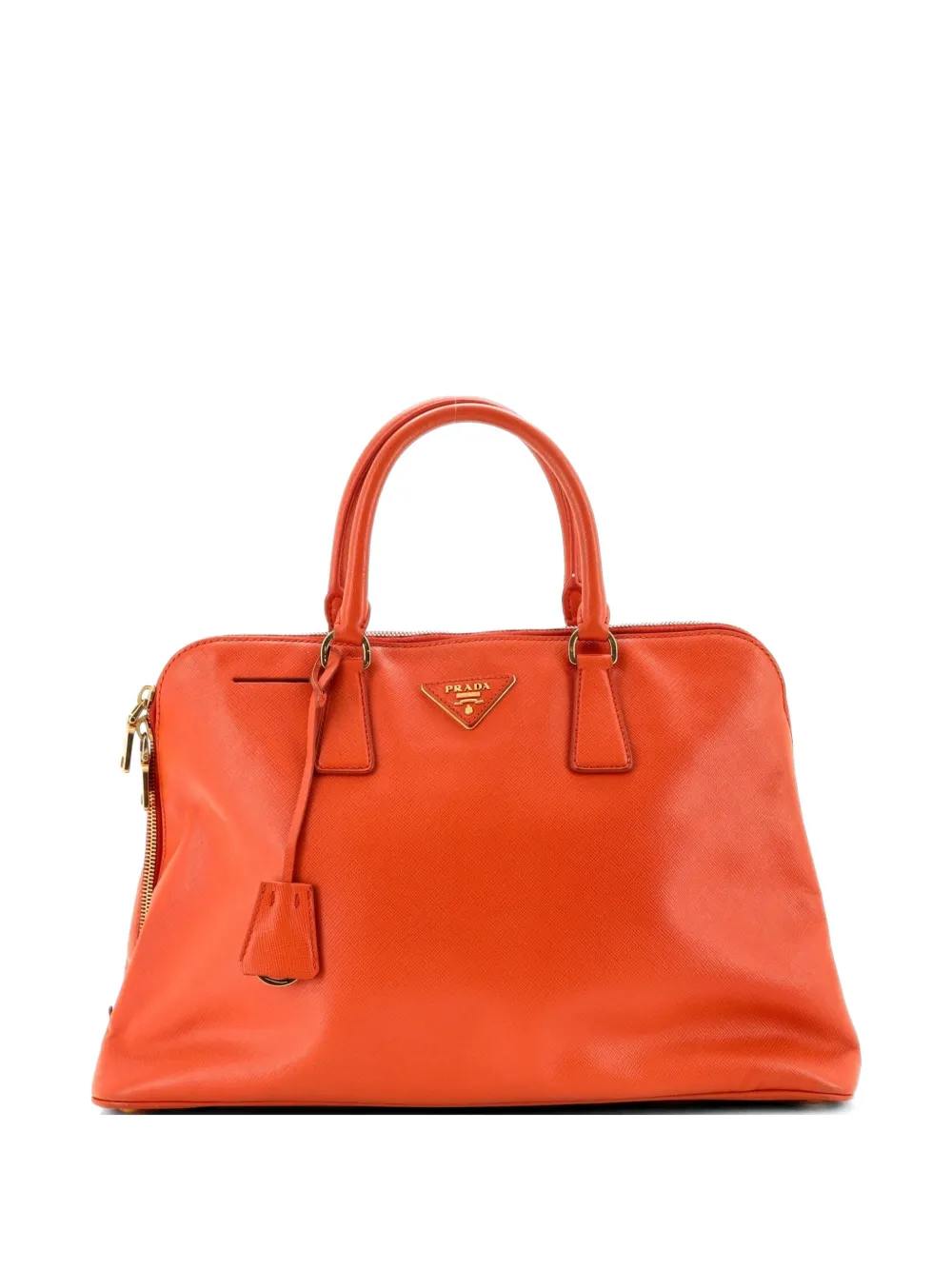 Prada Pre-Owned Promenade Bag Saffiano Leather Large handbag - Arancione
