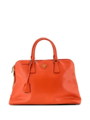 Prada Pre-Owned 2013-2024 Nappa Bomber Satchel | Red | FARFETCH BH