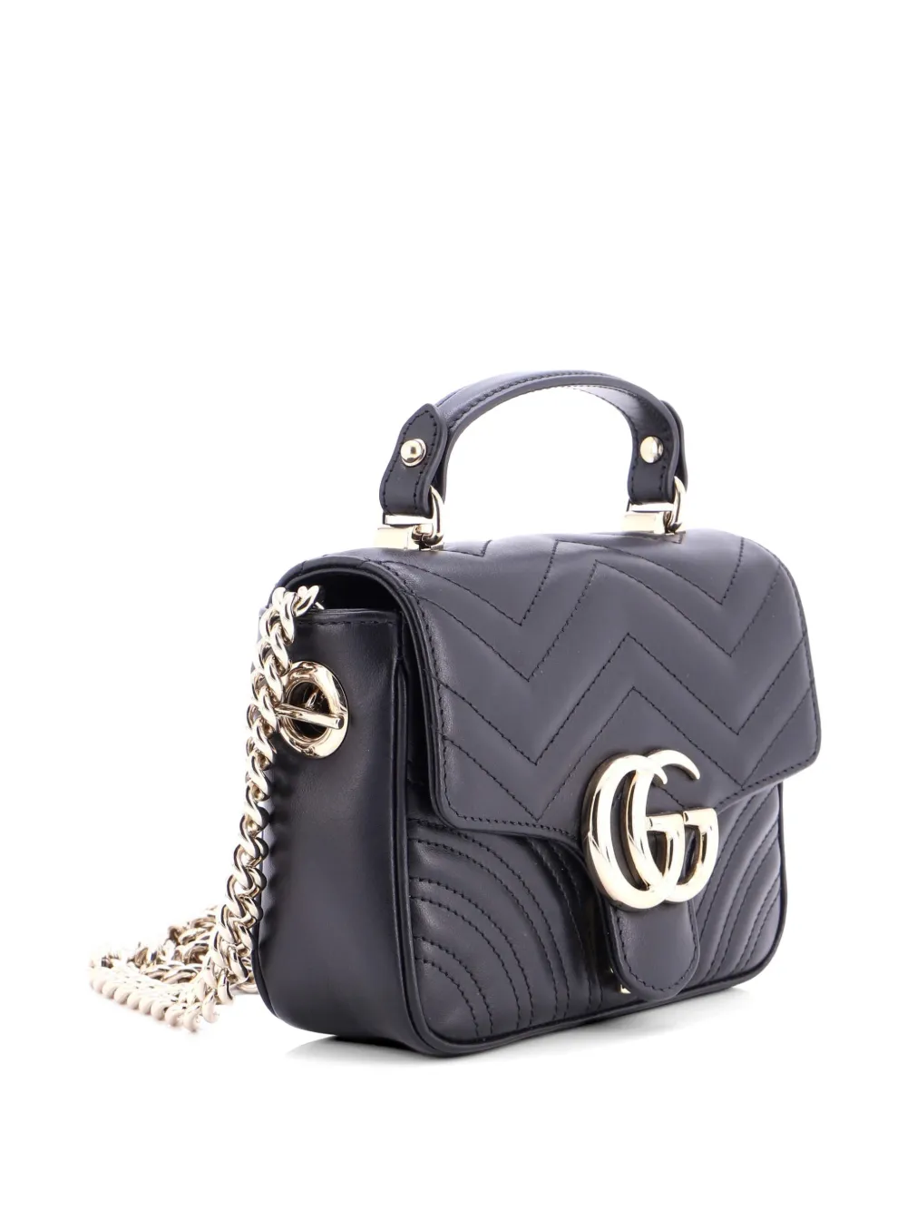 Gucci Pre-Owned GGマーモント トップハンドル チェーン フラップ