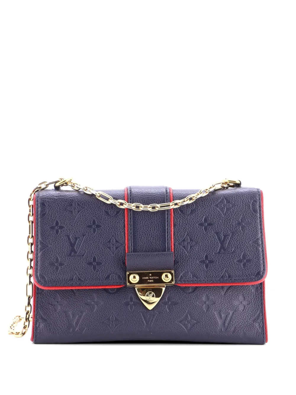 Louis Vuitton Pre-Owned Saint Sulpice Handbag Monogram Empreinte Leather PM crossbody bag - Blu