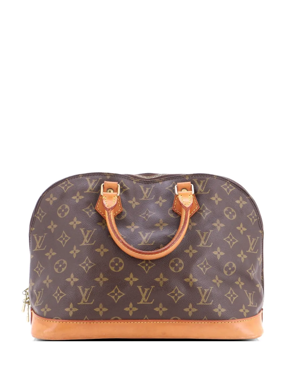 Louis Vuitton Pre-Owned Alma Handbag Monogram Canvas MM satchel - Braun