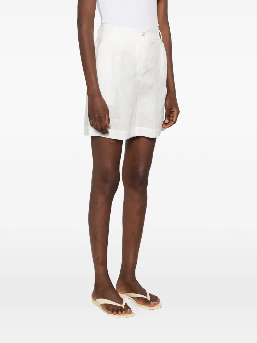 MC2 Saint Barth Maggy shorts met geborduurd logo Wit