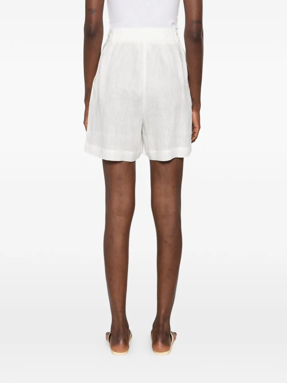 MC2 Saint Barth Maggy shorts met geborduurd logo Wit