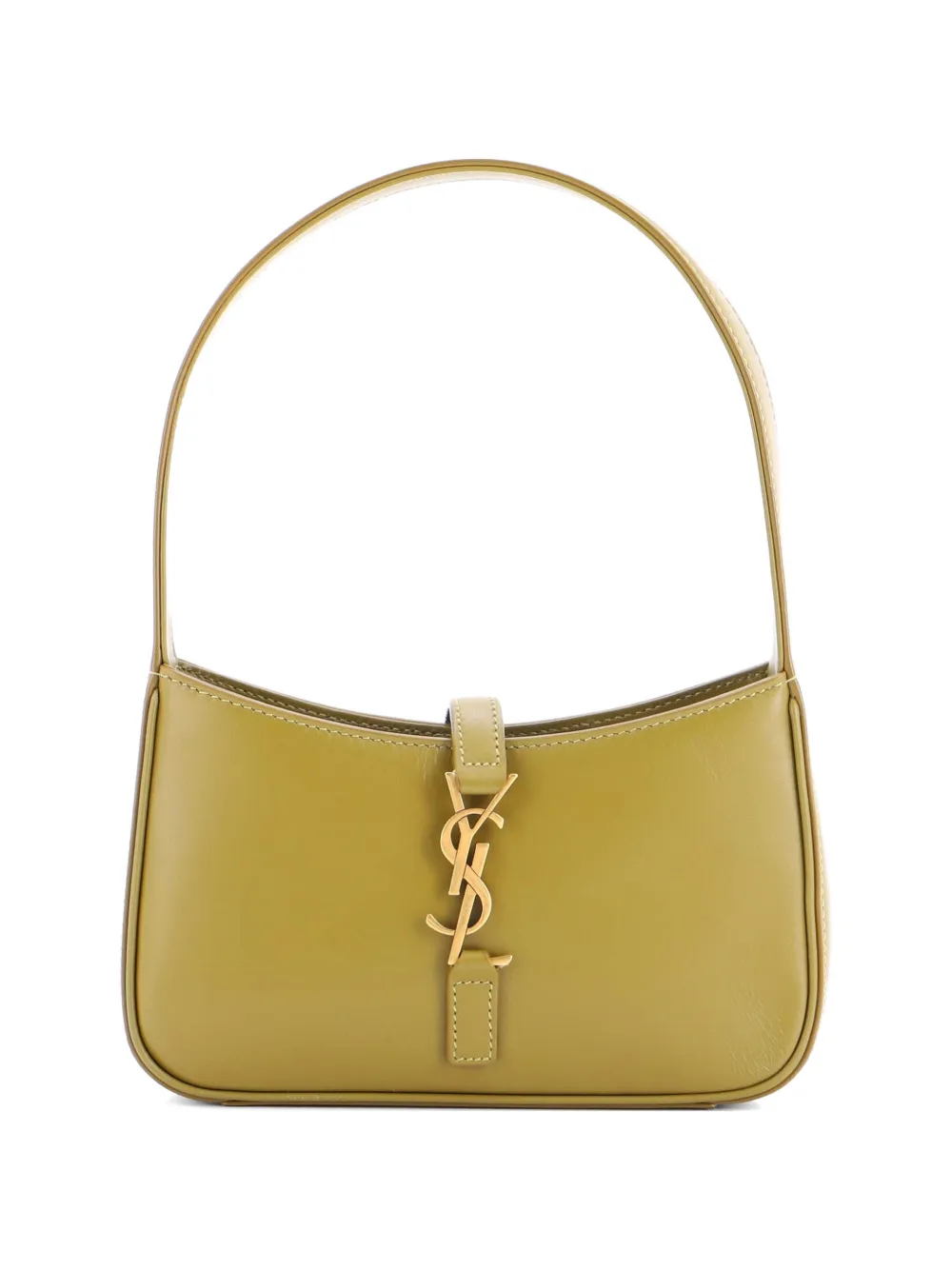 Saint Laurent Pre-Owned Le 5 a 7 Hobo Leather Mini shoulder bag - Verde