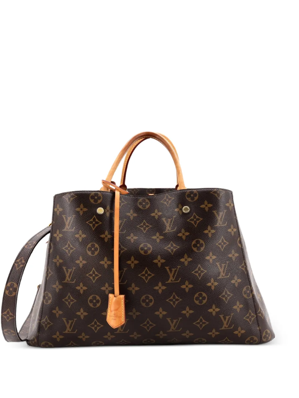 Louis Vuitton Pre-Owned Montaigne Handbag Monogram Canvas GM tote bag - Marrone