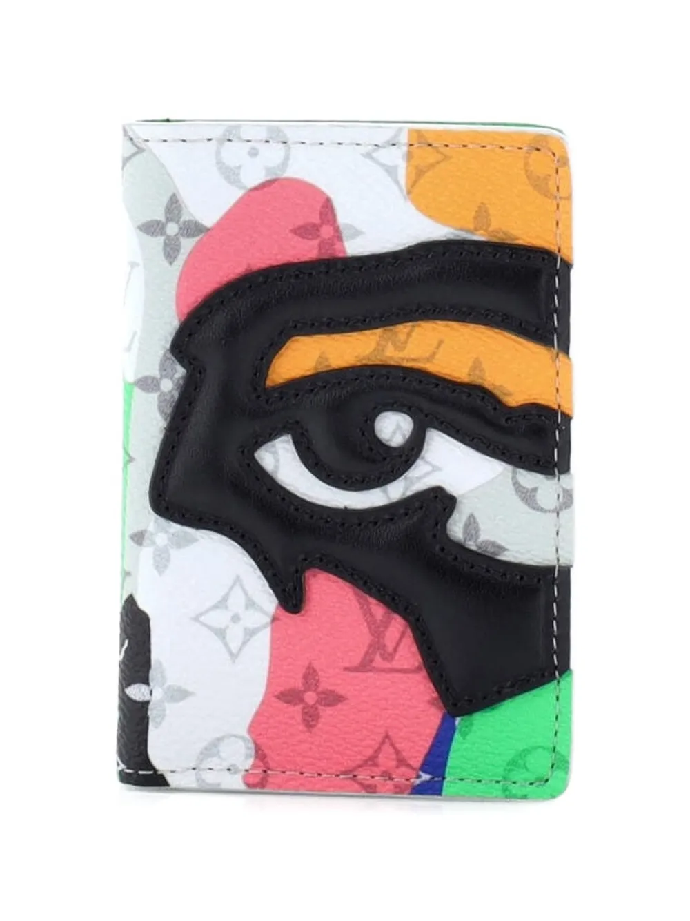 Louis Vuitton Pre-Owned Pocket Organizer Limited Edition Monogram Portrait Canvas card holder - Multicolore