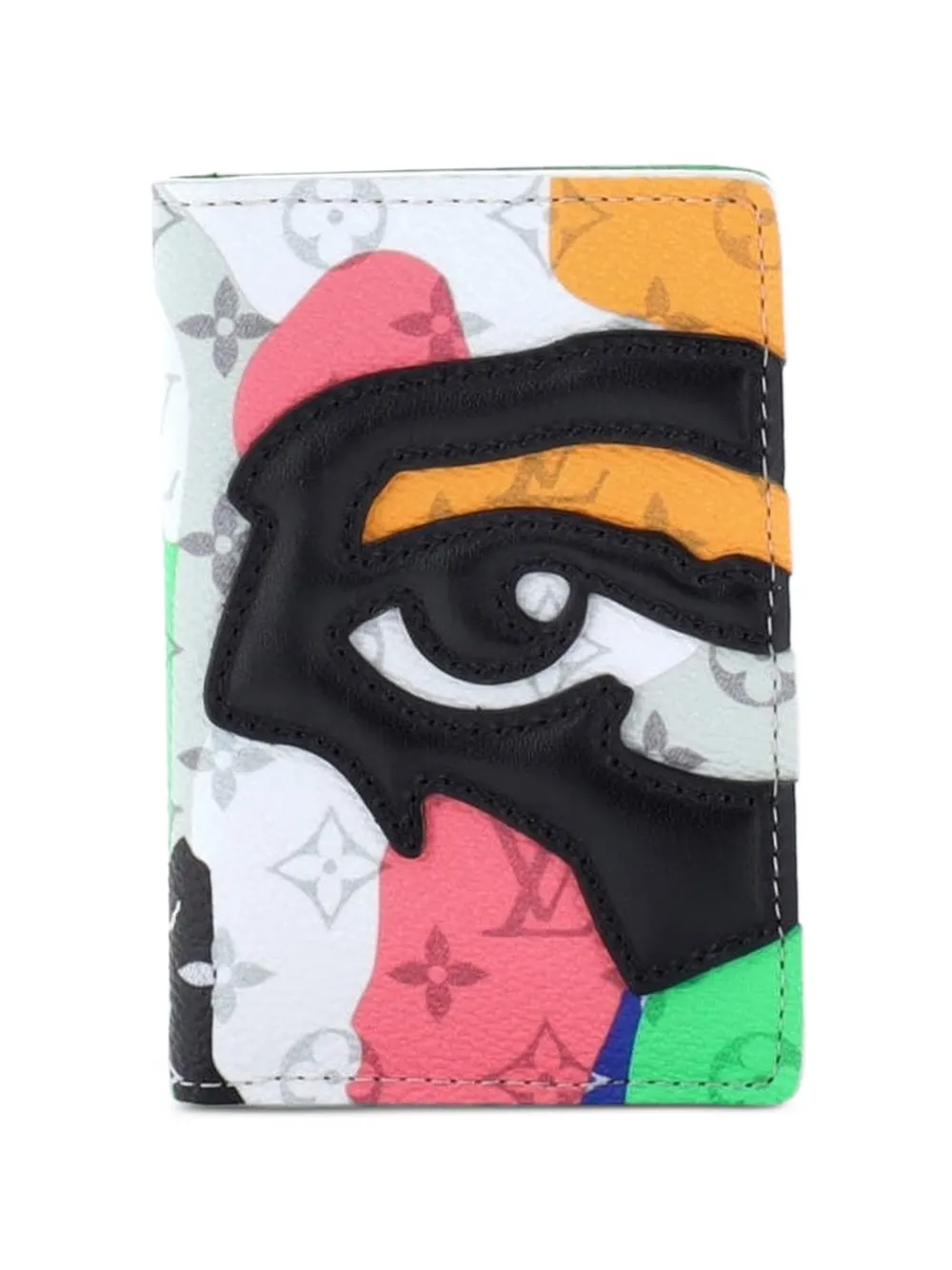 Louis Vuitton Pre-Owned Pocket Organizer Limited Edition Monogram Portrait Canvas card holder - Multicolore