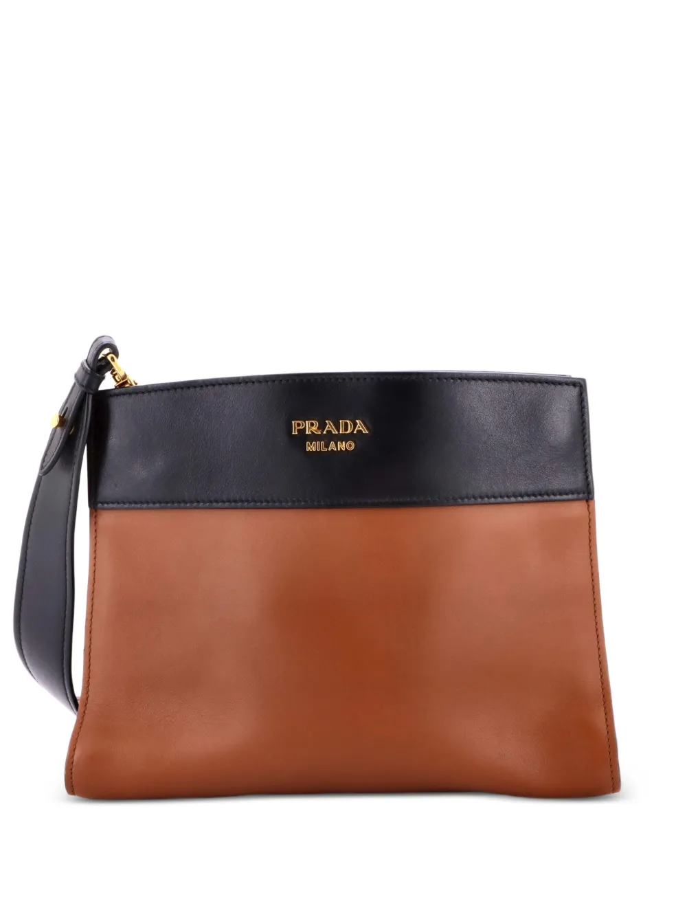 Prada Pre-Owned Bibliotheque City Calfskin Small shoulder bag - Nero