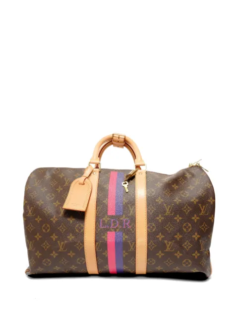 Louis Vuitton Pre-Owned 2012 Keepall 45 monogram striped holdalls
