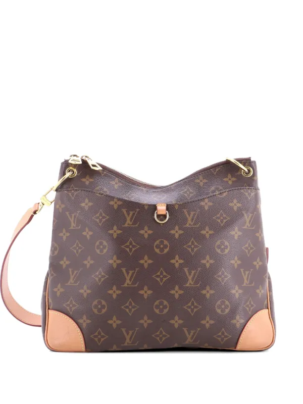 Louis Vuitton Pre-owned Odeon NM Handbag Monogram Canvas MM Crossbody Bag in Brown