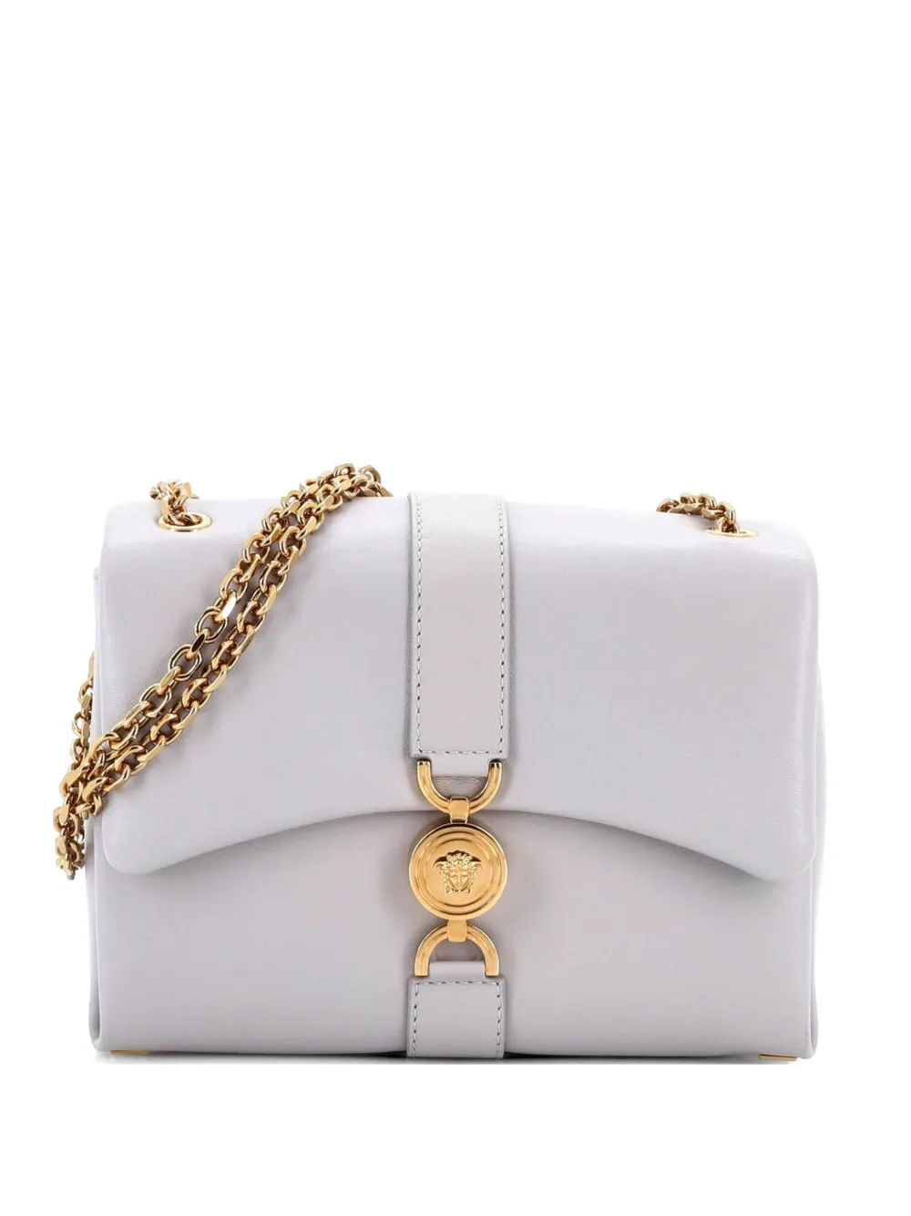 Versace Pre-Owned Kleio Leather Small shoulder bag - Grigio