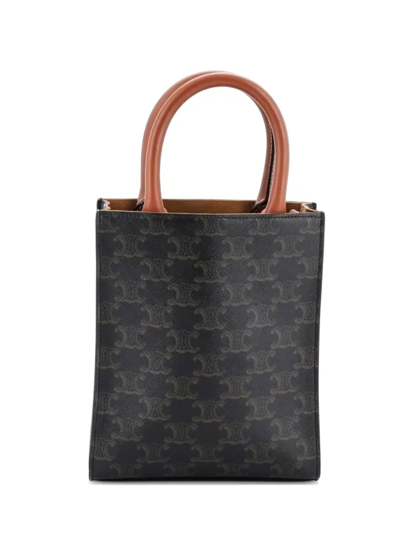 Celine Pre-Owned バーティカル カバ トート トリオンフ コーテッド