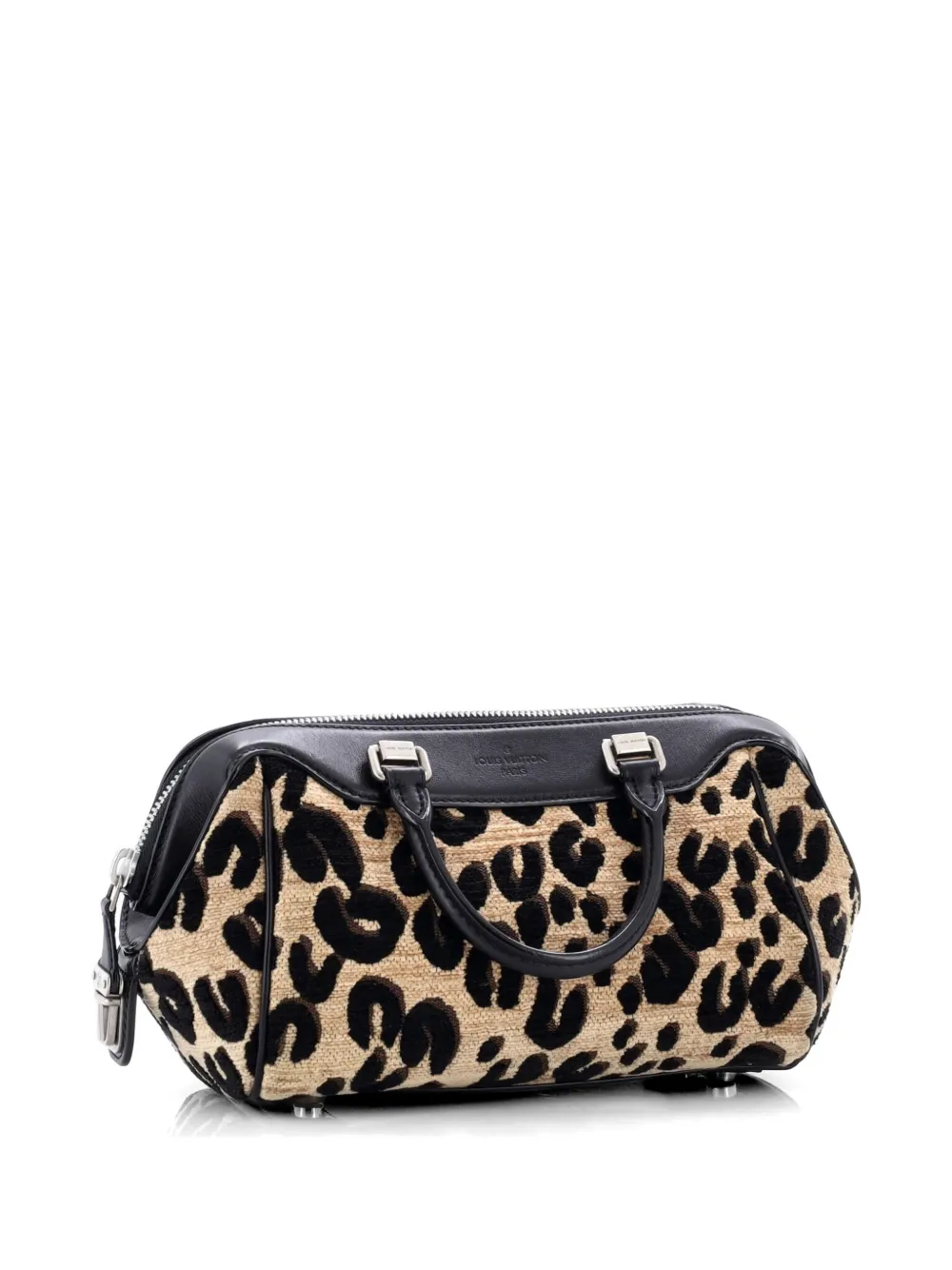  Louis Vuitton Pre-owned Bolso Satchel Baby Bag Limited Edition Stephen Sprouse Leopard Chenille - Marrón 