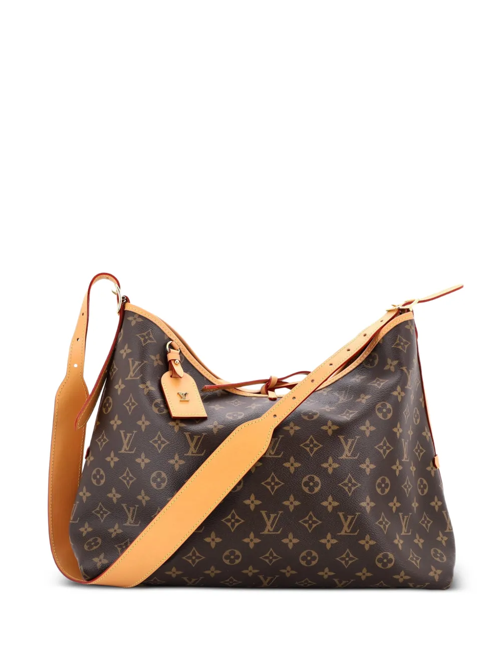Louis Vuitton Pre-Owned CarryAll Monogram Canvas MM hobo bag - Marrone