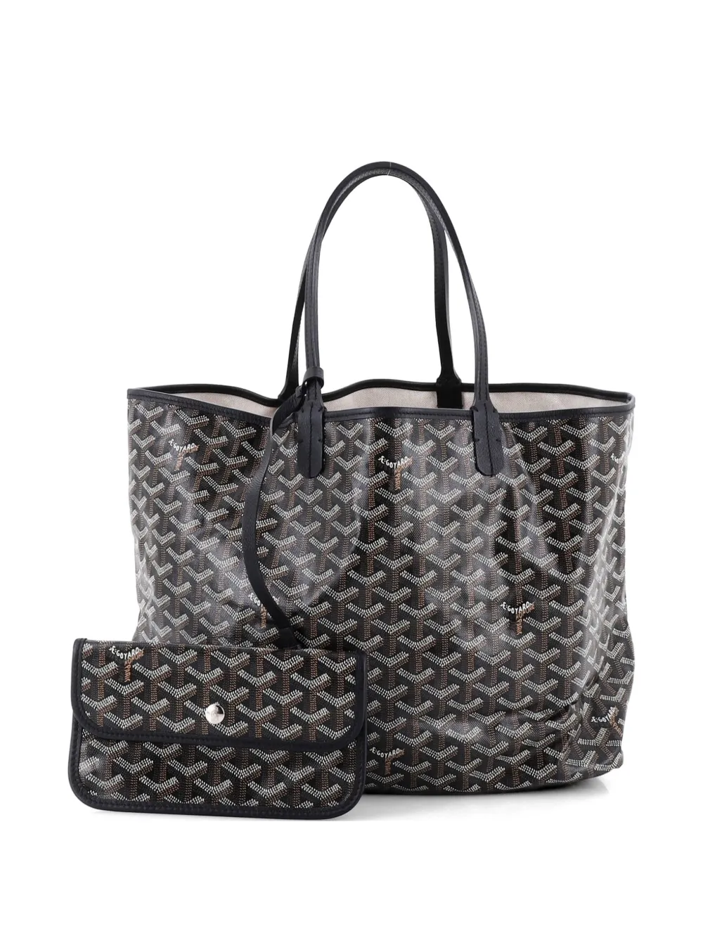 Goyard Pre-Owned Saint Louis Coated Canvas PM tote bag - Nero