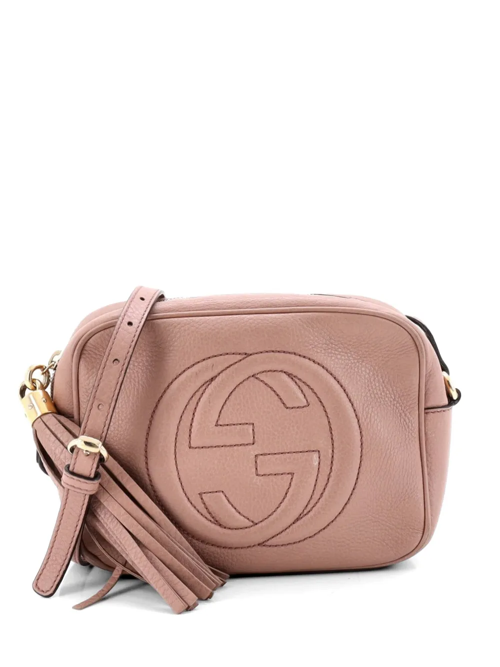 Gucci Pre-Owned Soho Disco Leather Small crossbody bag - Toni neutri