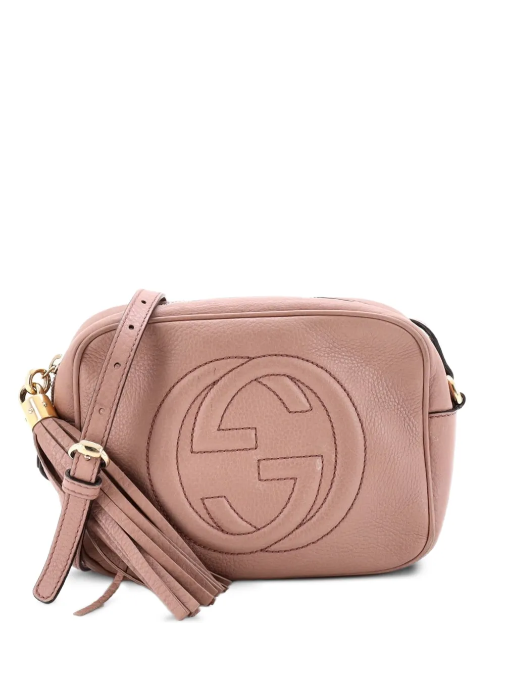 Gucci Pre-Owned Soho Disco Leather Small crossbody bag - Toni neutri