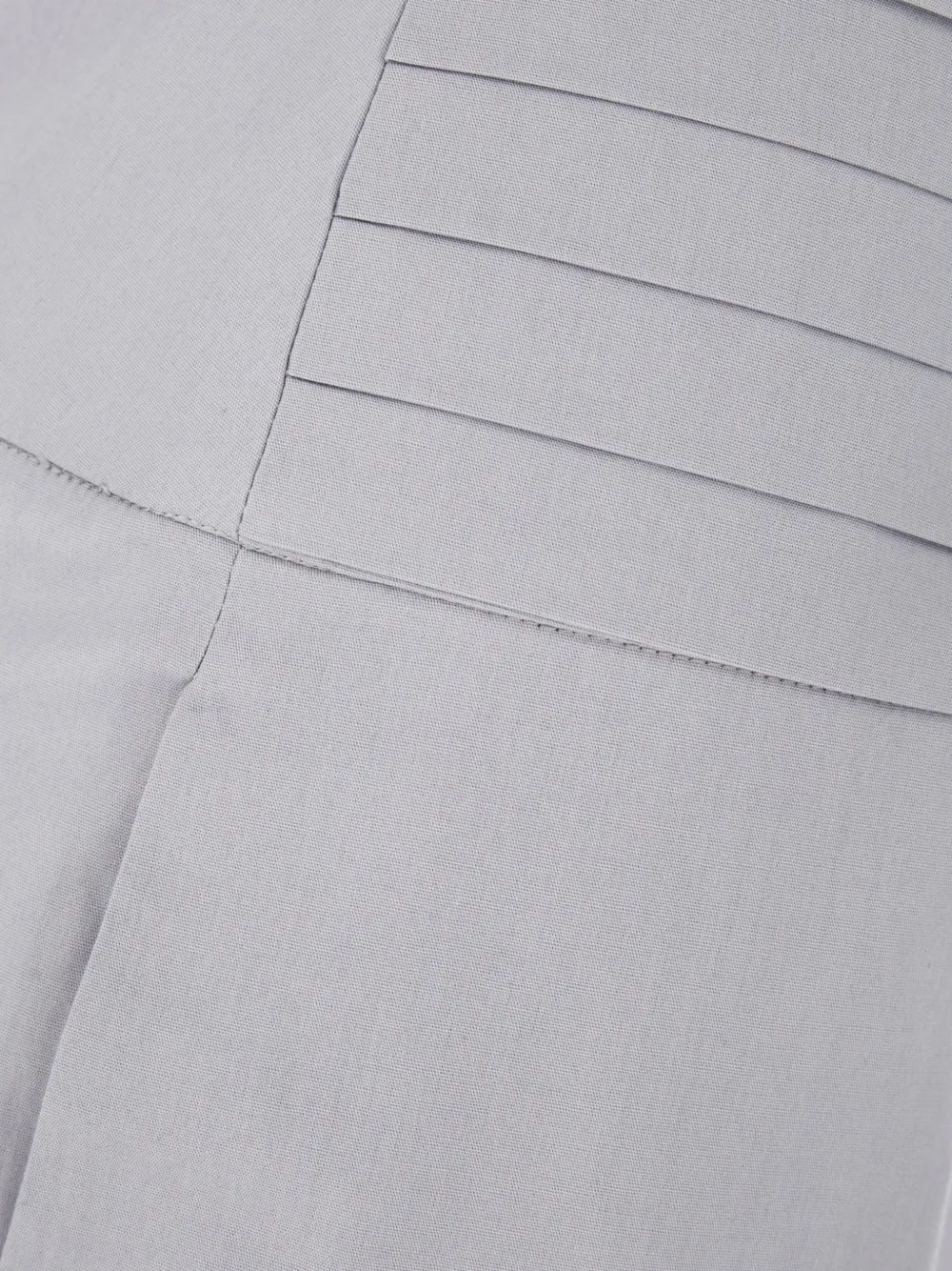 Iceberg Broek met geplooide tailleband Grijs