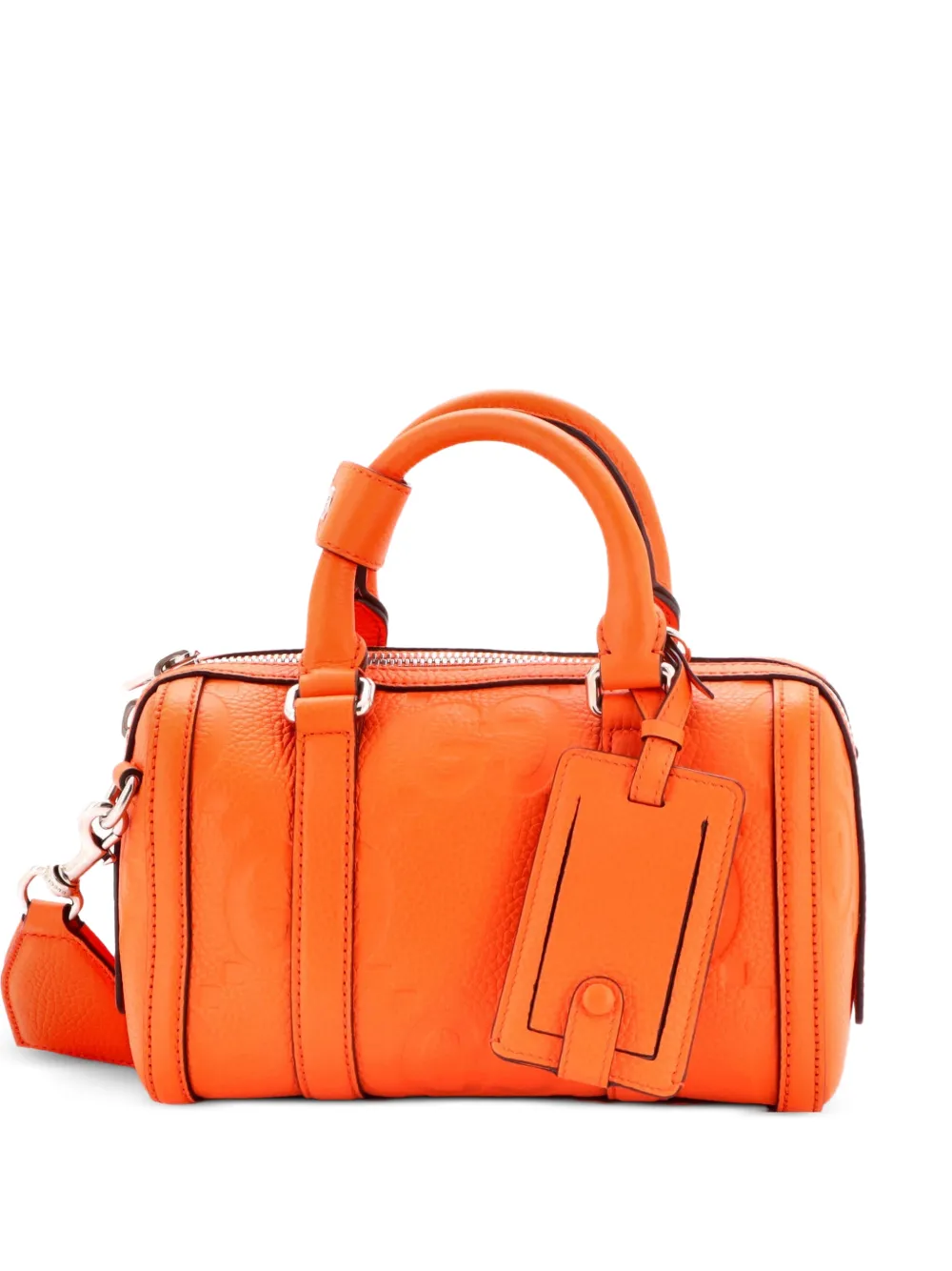 Gucci Pre-Owned Duffle Bag Jumbo GG Embossed Leather Mini travel bag - Arancione