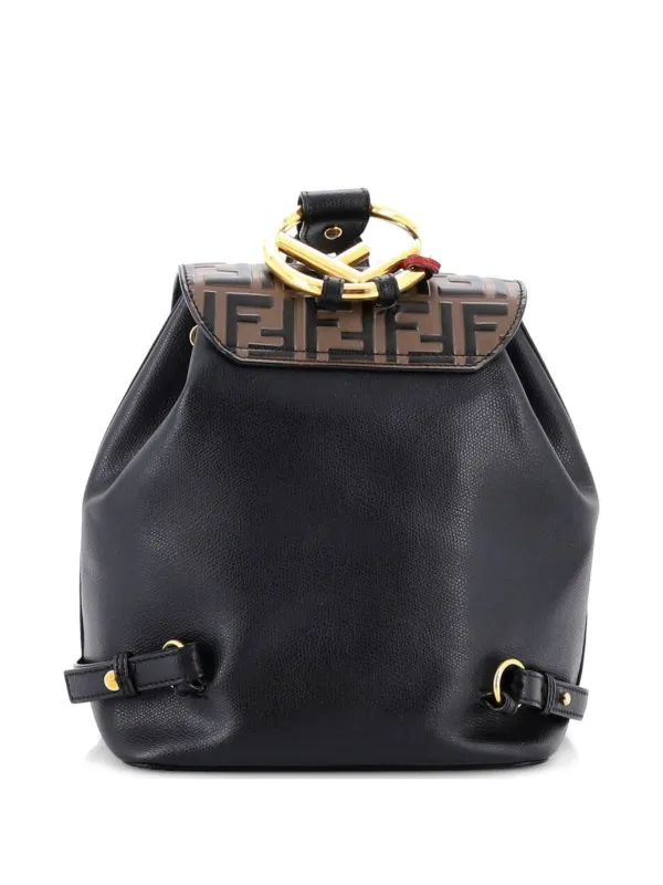 fendi mini backpack black Fendi, Leather Backpack, Black, Women