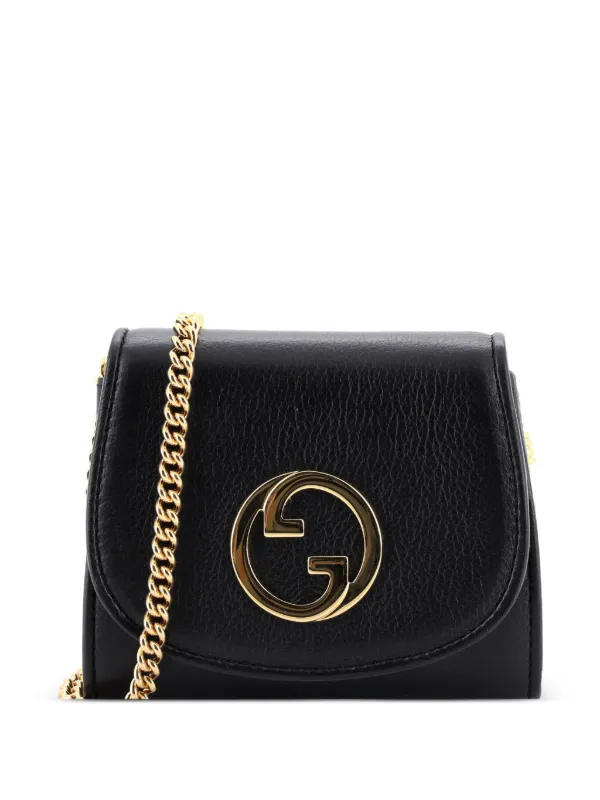Gucci Pre-Owned ブロンディ NM ウォレット オン チェーン レザー 