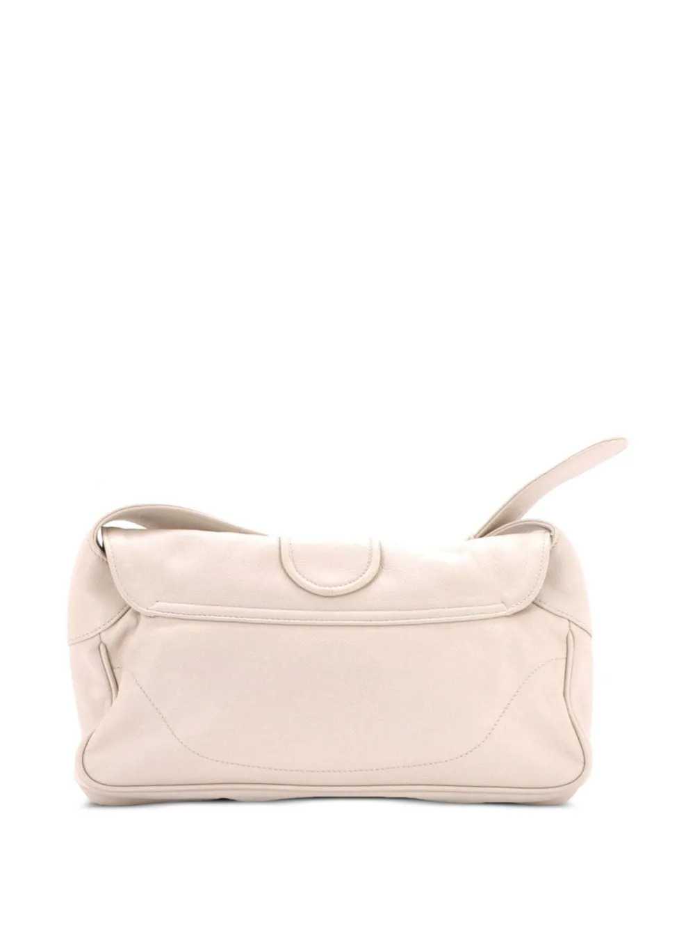 Gucci Pre-owned Monochrome Aphrodite Leather Small Shoulder Bag in White, view 2
