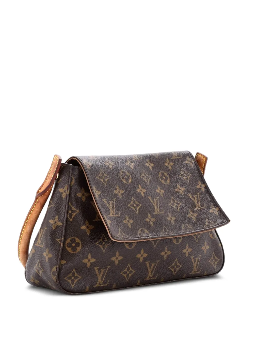 Louis Vuitton Pre-Owned Looping Handbag Monogram Canvas Mini satchel - Marrone