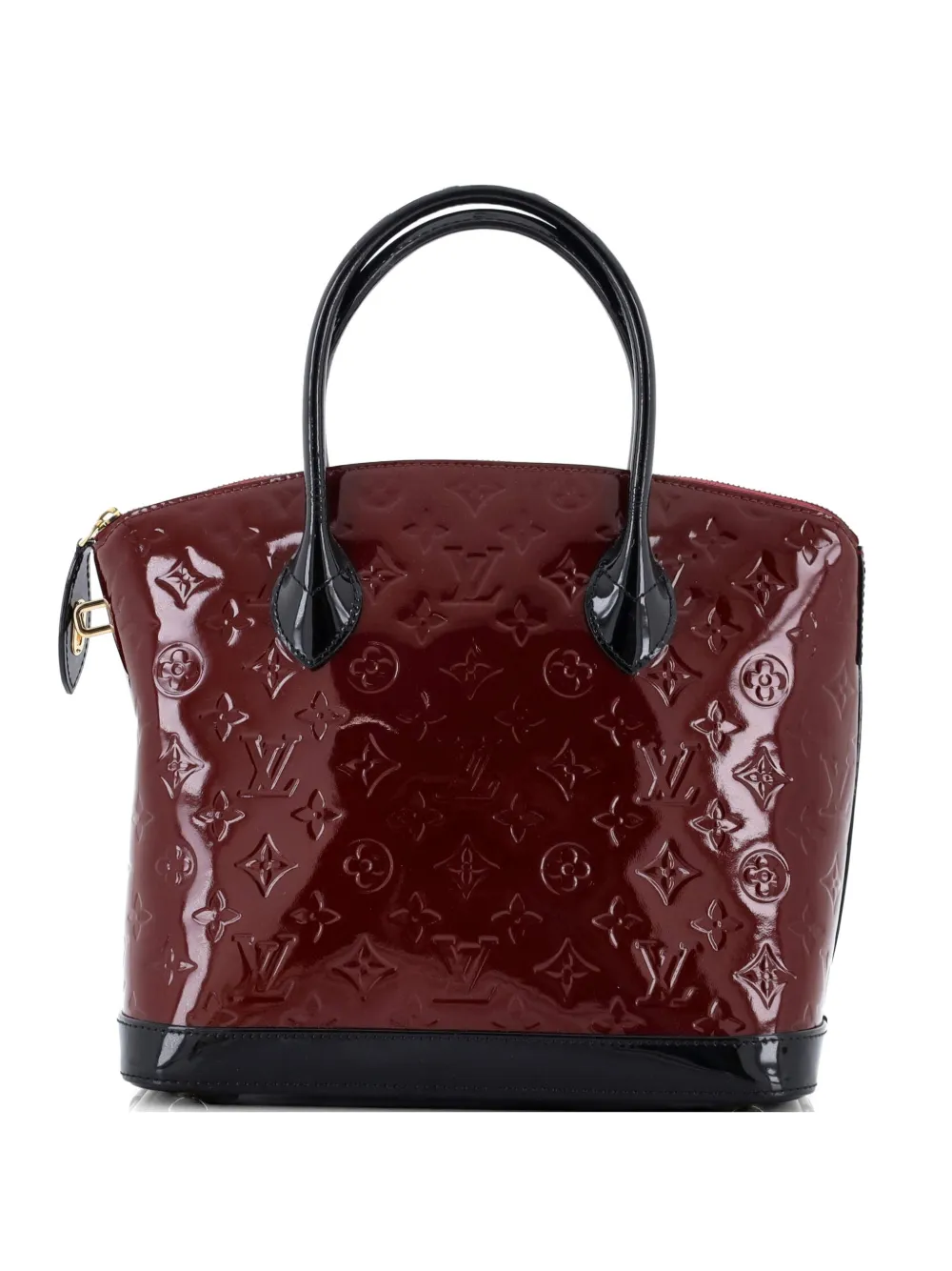 Louis Vuitton Pre-Owned Lockit Handbag Monogram Vernis PM satchel - Rosso