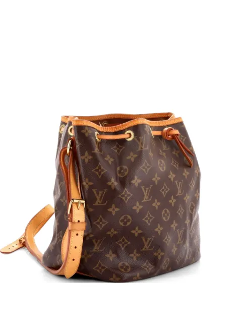 Louis Vuitton Pre-Owned Petit Noe Handtasche Monogram Canvas-Beuteltasche 