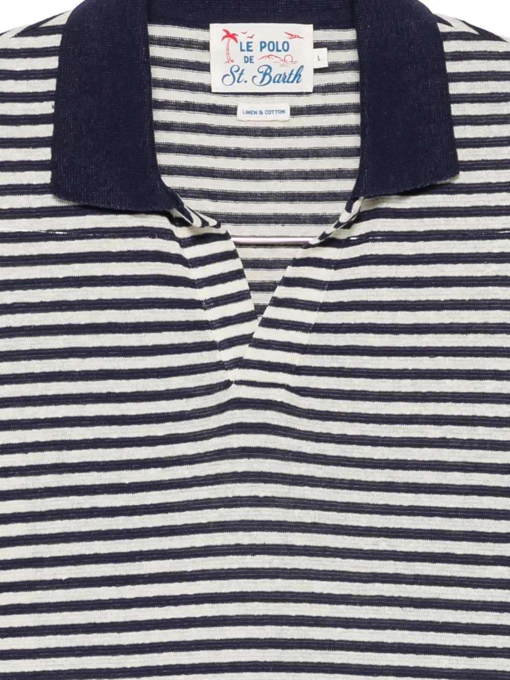 MC2 Saint Barth Rye gestreept T-shirt met korte mouwen Blauw
