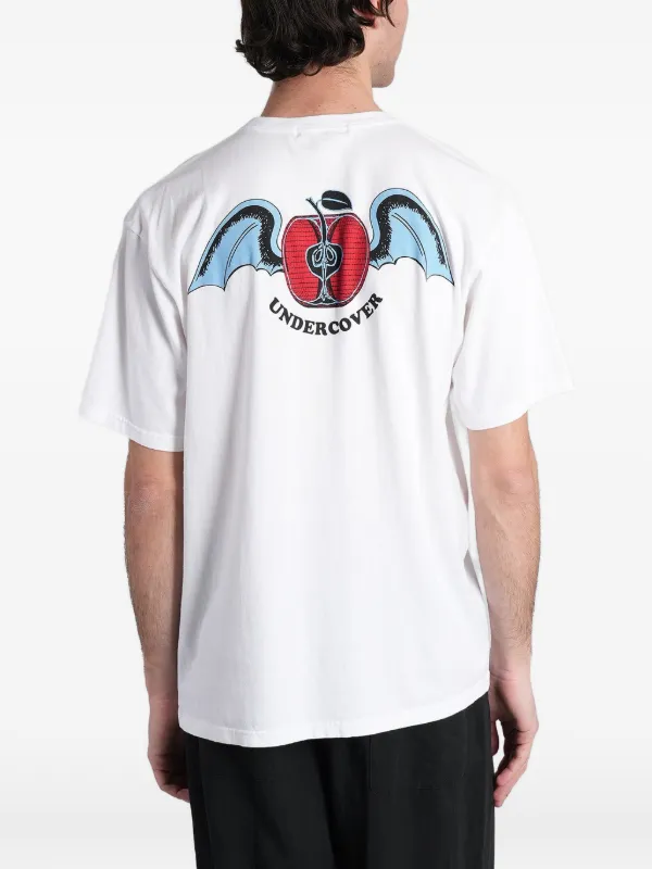 Undercover apple-print T-shirt | White | FARFETCH JO