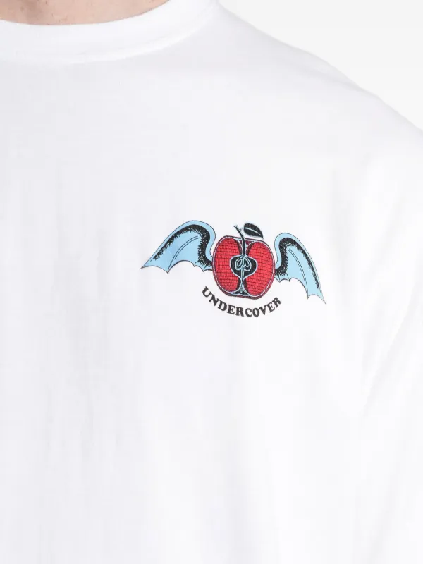 Undercover apple-print T-shirt | White | FARFETCH JO