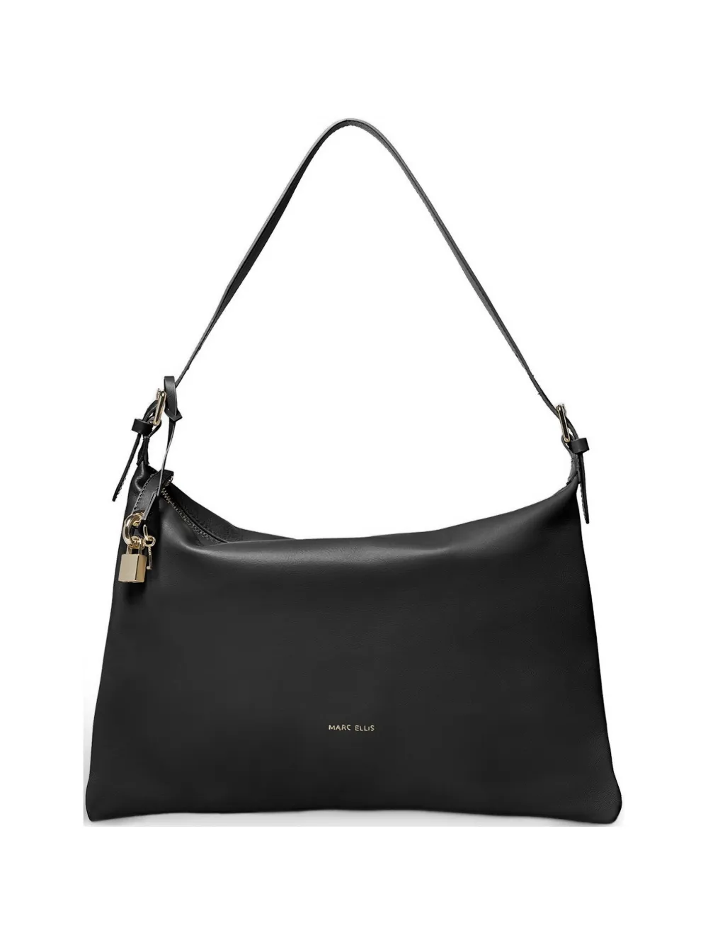Marc Ellis logo shoulder bag - Nero