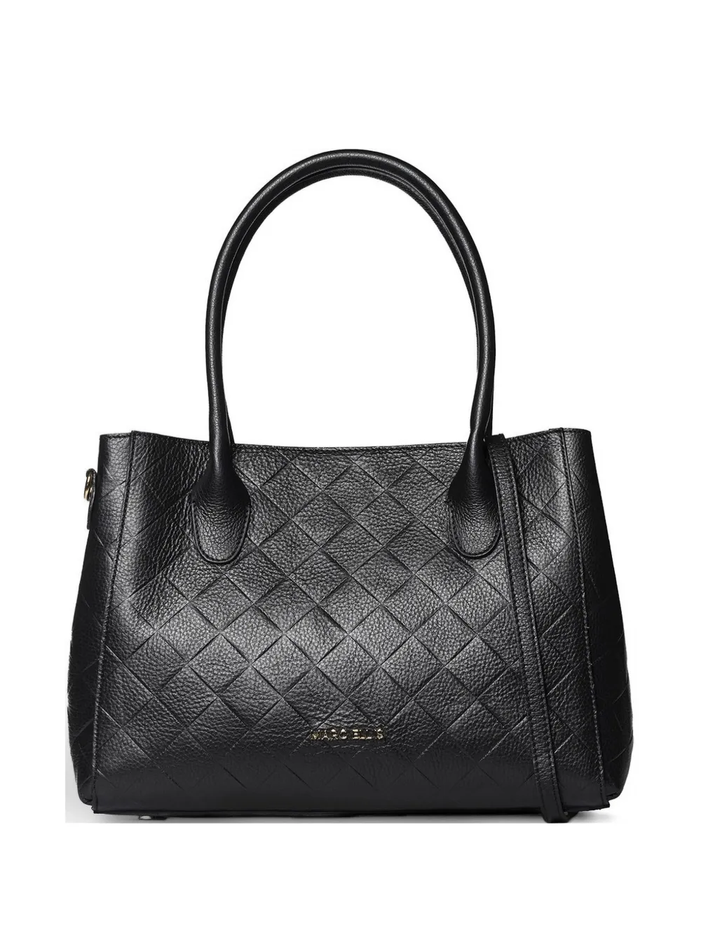 Marc Ellis Alene quilted leather tote bag - Nero
