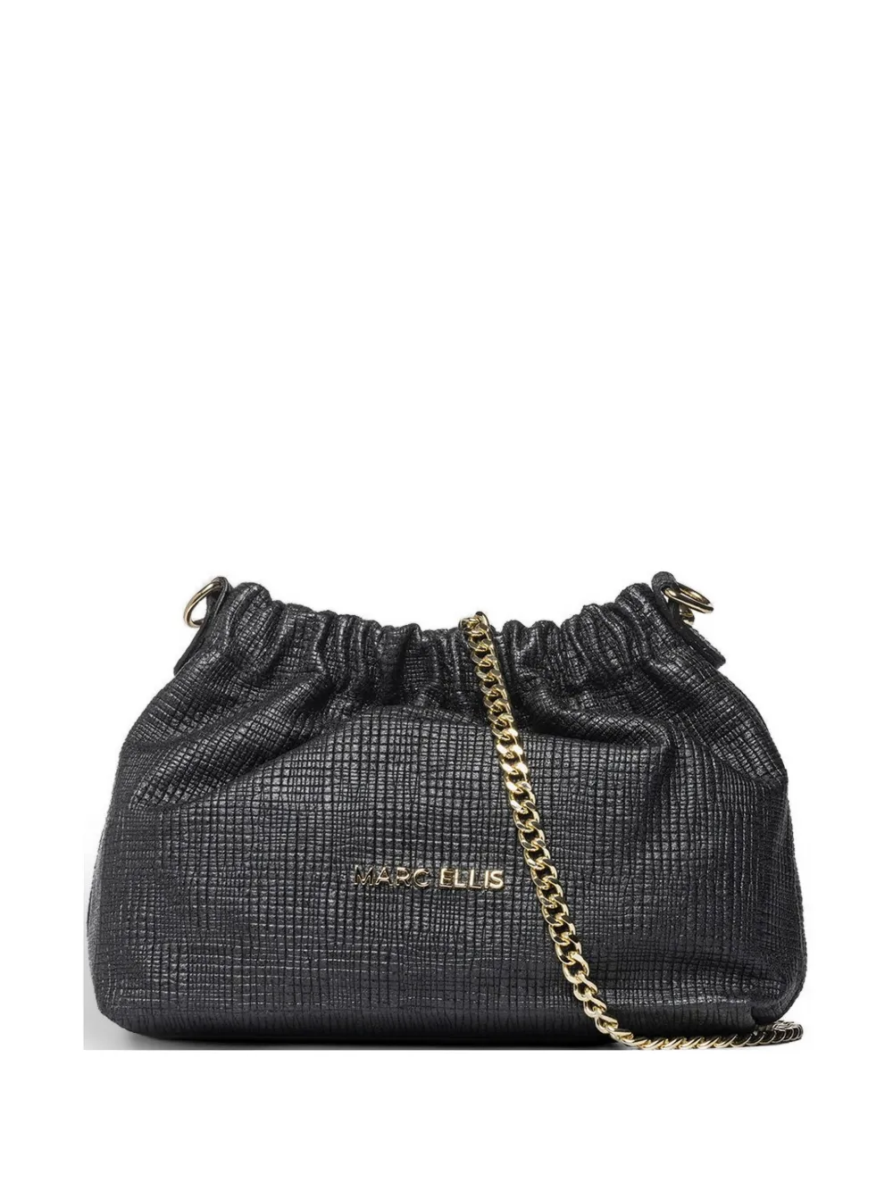 Marc Ellis Borsa a spalla Helena in pelle scamosciata - Nero