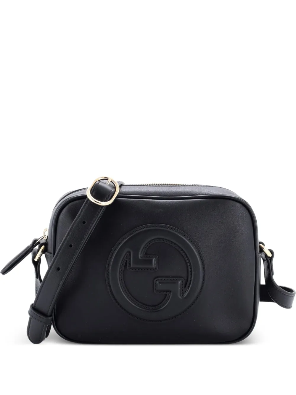 Gucci Pre-Owned Blondie Camera Bag Leather Mini crossbody bag - Nero