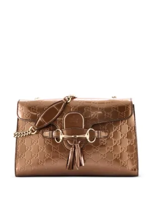 Gucci Pre-Owned GGマーモント チェーンウォレット マテラッセ レザー