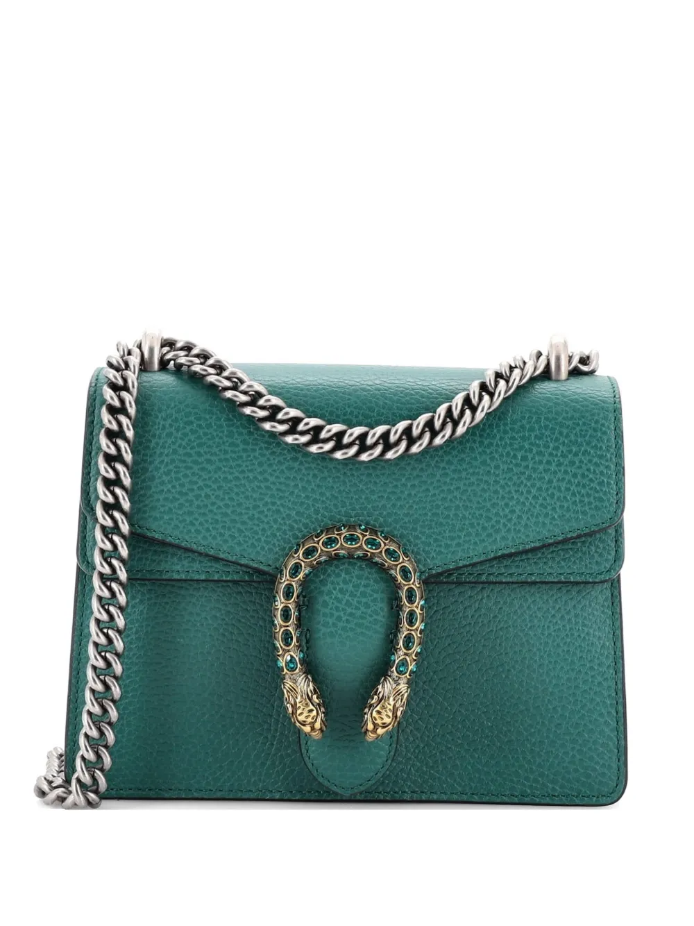 Gucci Pre-Owned Dionysus Bag Leather Mini crossbody bag - Green