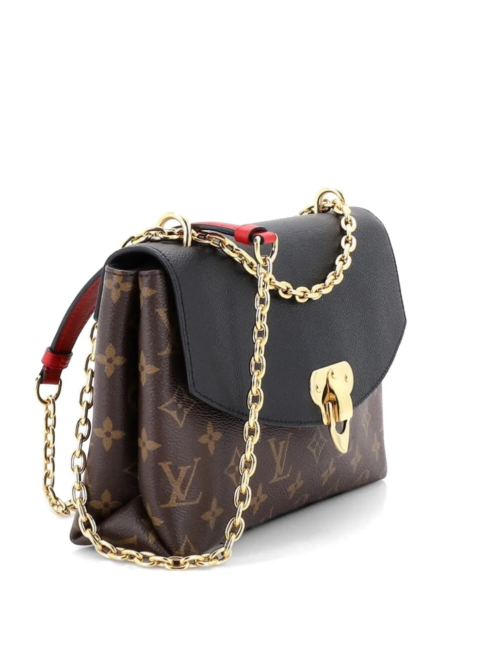 Louis Vuitton Pre-Owned Saint Placide Handbag Monogram Canvas and Leather shoulder bag - Braun