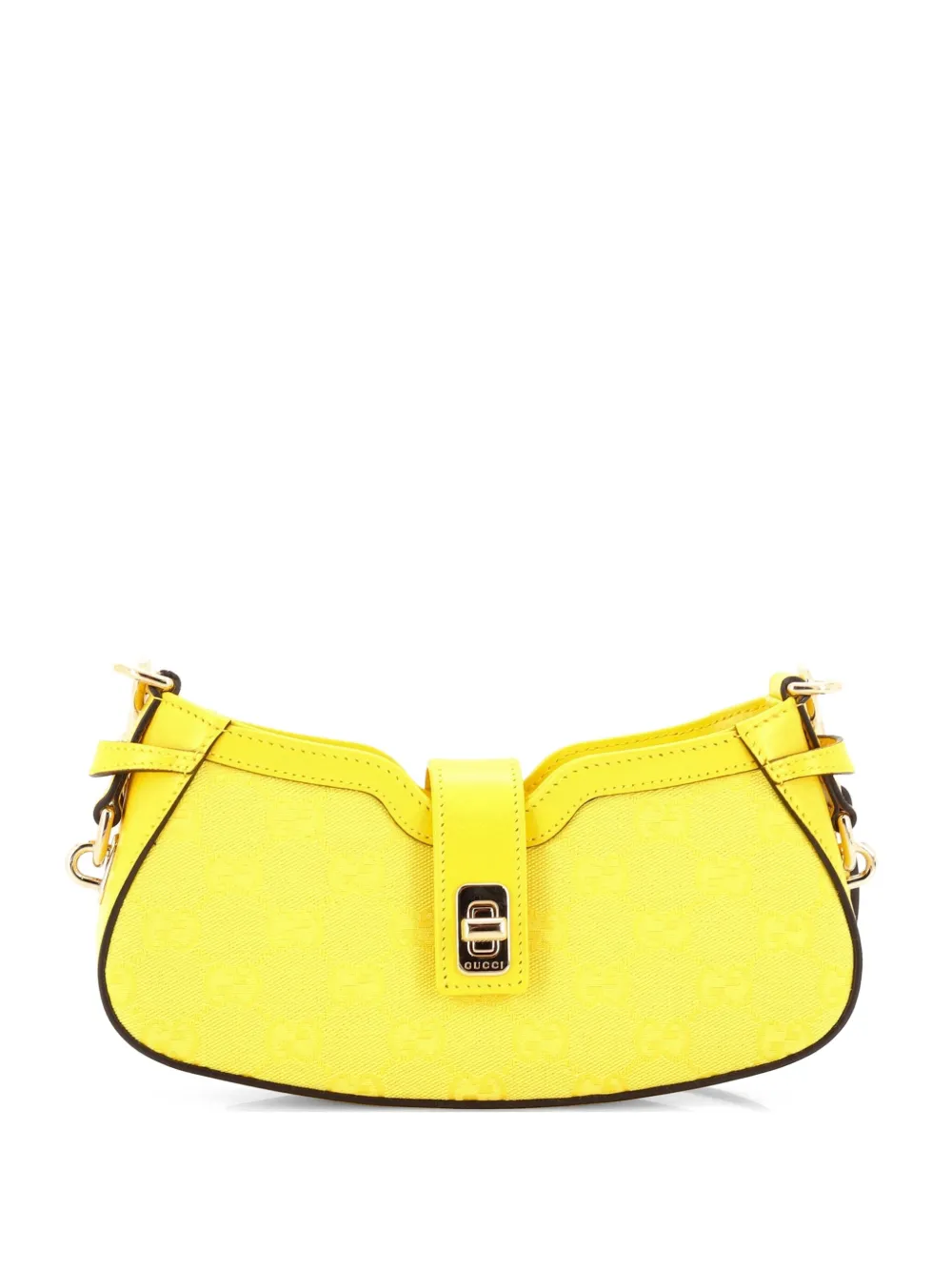 Gucci Pre-Owned Moon Side GG Canvas Mini shoulder bag - Giallo
