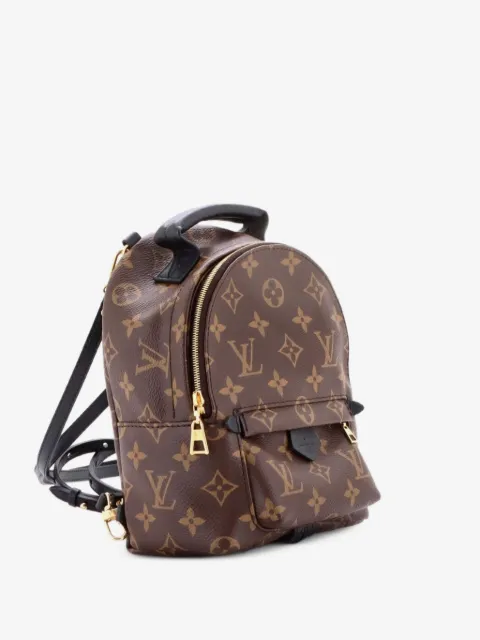 Louis Vuitton Pre-Owned Mini Palm Springs Rucksack aus Canvas mit Monogramm