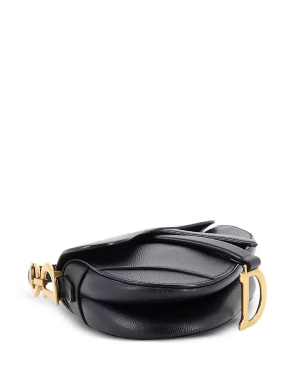 Christian Dior Pre-Owned Saddle Handbag Leather Mini Shoulder Bag
