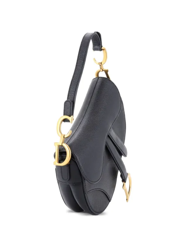 Christian Dior Pre-Owned Saddle Handbag Leather Mini Shoulder Bag