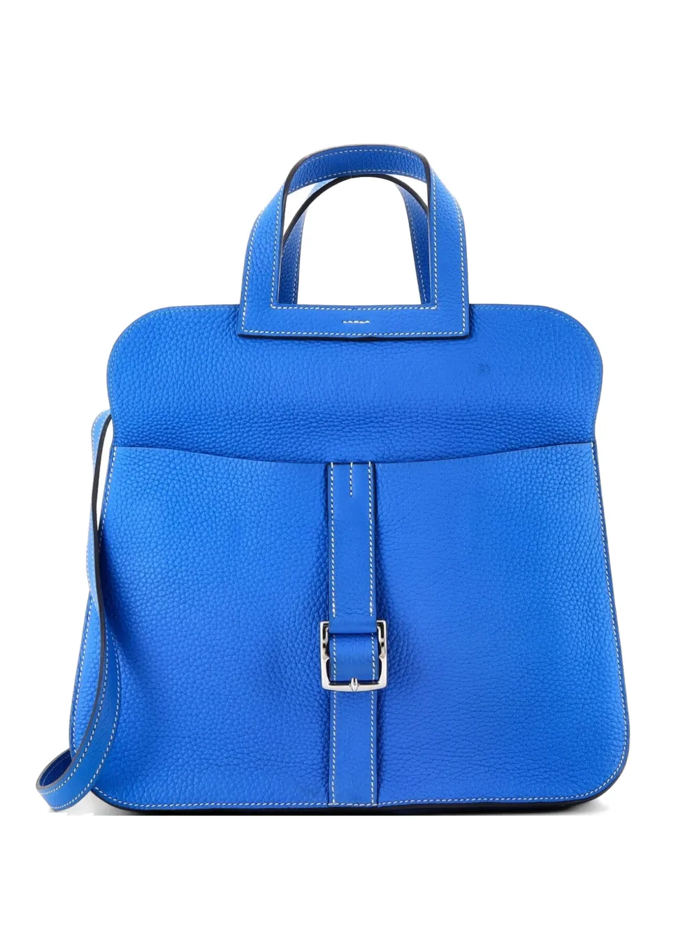 Hermès Pre-Owned Halzan Bag Clemence 31 shoulder bag - Blu
