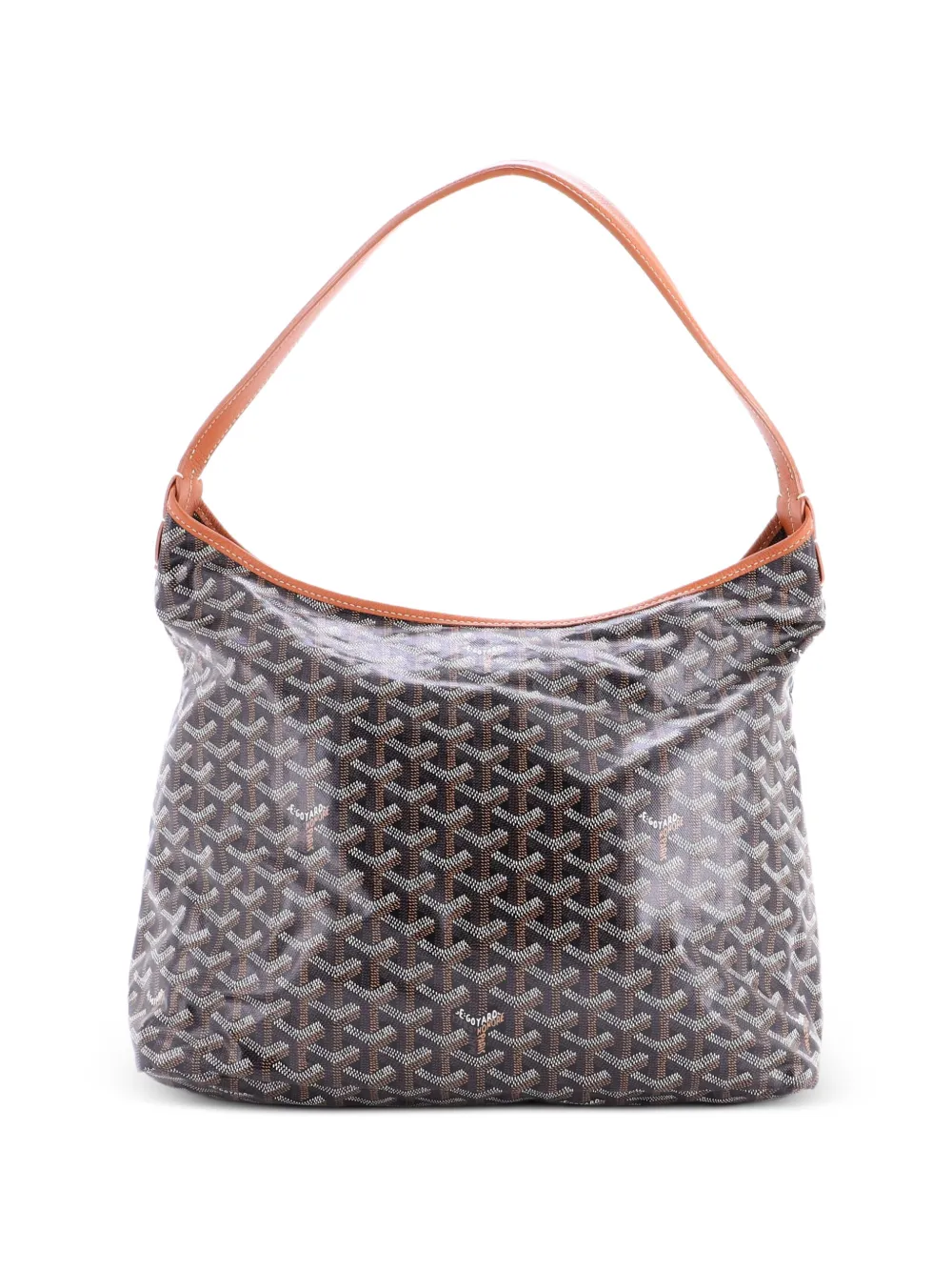 Goyard Pre-Owned Boheme Coated Canvas hobo bag - Marrone