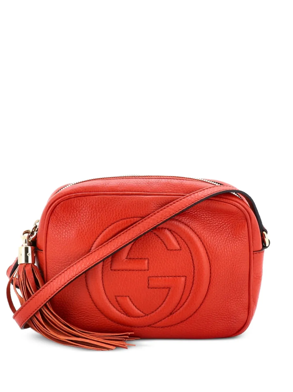 Gucci Pre-Owned Soho Disco Leather Small crossbody bag - Rosso