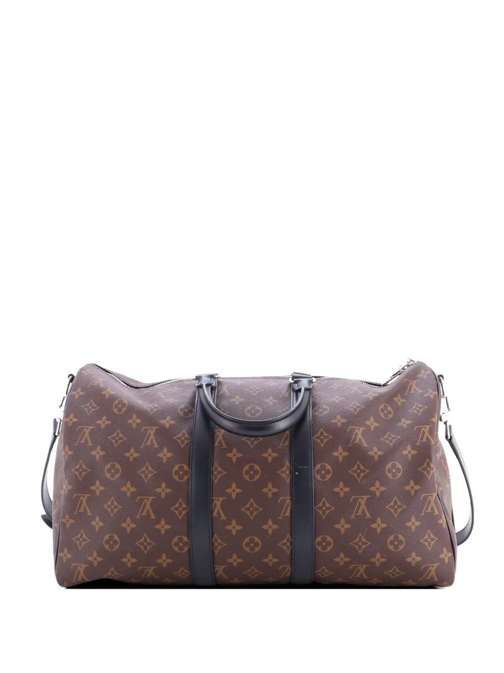 Louis Vuitton Pre-Owned Keepall Bandouliere Bag Macassar Monogram Canvas 45 travel bag - Braun